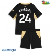 Manchester City Josko Gvardiol #24 Bortedraktsett Barn 2026-27 Kortermet (+ Korte bukser)